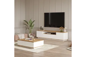 Anari Möbelset För Vardagsrum - Vit - Förvaring - Förvaringsmöbler - Möbelset för vardagsrum