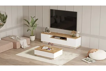 Anari Möbelset För Vardagsrum - Vit - Förvaring - Förvaringsmöbler - Möbelset för vardagsrum