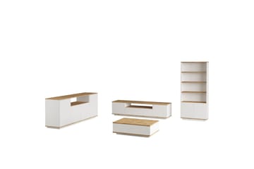 Anari Möbelset För Vardagsrum - Vit - Förvaring - Förvaringsmöbler - Möbelset för vardagsrum