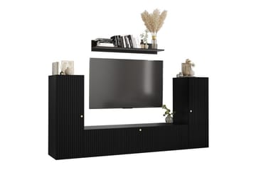 Dunvegan Möbelset För Vardagsrum Black - Förvaring - Förvaringsmöbler - Möbelset för vardagsrum