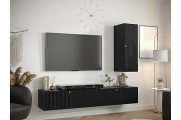Dunvegan Möbelset För Vardagsrum Black - Förvaring - Förvaringsmöbler - Möbelset för vardagsrum