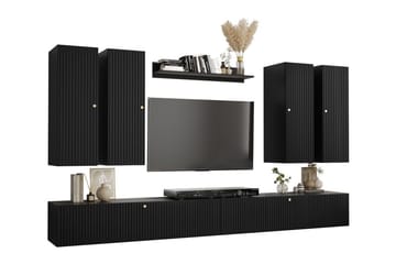 Dunvegan Möbelset För Vardagsrum Black - Förvaring - Förvaringsmöbler - Möbelset för vardagsrum