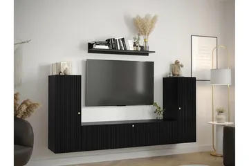 Dunvegan Möbelset För Vardagsrum Black - Förvaring - Förvaringsmöbler - Möbelset för vardagsrum