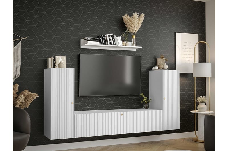 Dunvegan Möbelset För Vardagsrum White - Förvaring - Förvaringsmöbler - Möbelset för vardagsrum
