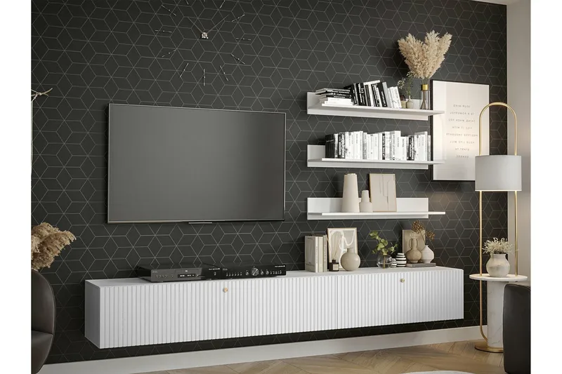 Dunvegan Möbelset För Vardagsrum White - Förvaring - Förvaringsmöbler - Möbelset för vardagsrum