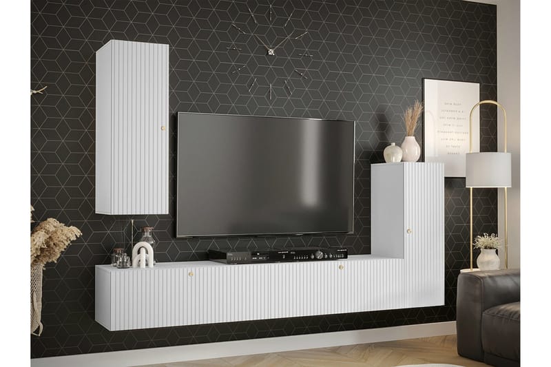 Dunvegan Möbelset För Vardagsrum White - Förvaring - Förvaringsmöbler - Möbelset för vardagsrum