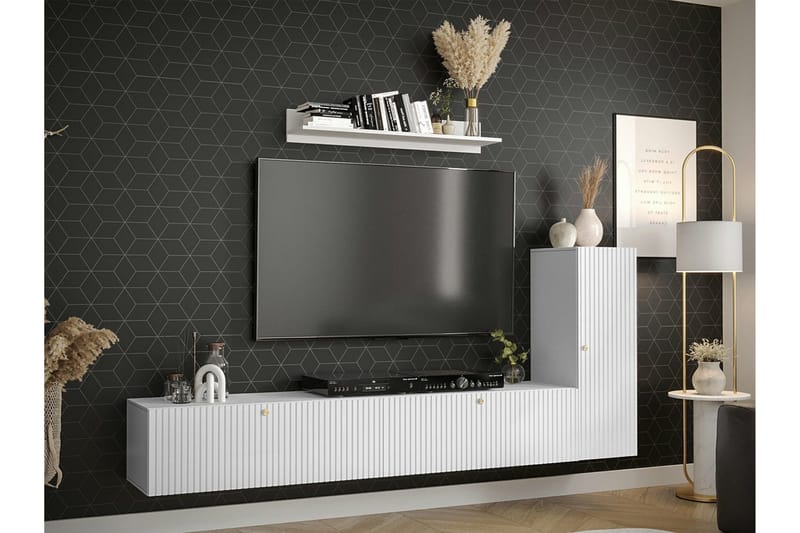 Dunvegan Möbelset För Vardagsrum White - Förvaring - Förvaringsmöbler - Möbelset för vardagsrum