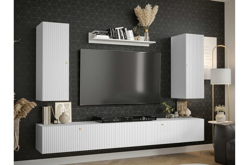 Dunvegan Möbelset För Vardagsrum White - Förvaring - Förvaringsmöbler - Möbelset för vardagsrum