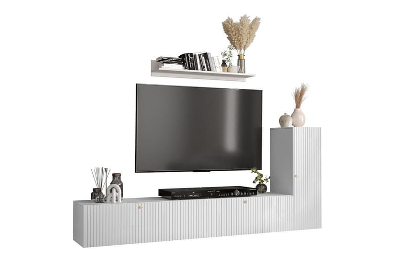 Dunvegan Möbelset För Vardagsrum White