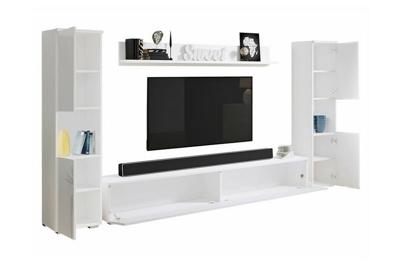 Galbally Möbelset För Vardagsrum Brown - Förvaring - Förvaringsmöbler - Möbelset för vardagsrum