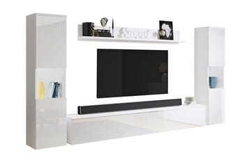 Galbally Möbelset För Vardagsrum White - Förvaring - Förvaringsmöbler - Möbelset för vardagsrum