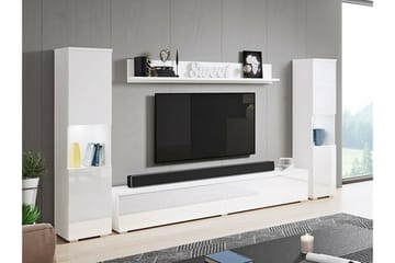 Galbally Möbelset För Vardagsrum White - Förvaring - Förvaringsmöbler - Möbelset för vardagsrum