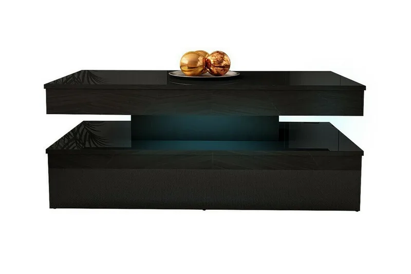 Glenndale Möbelset För Vardagsrum - Svart - Förvaring - Förvaringsmöbler - Möbelset för vardagsrum