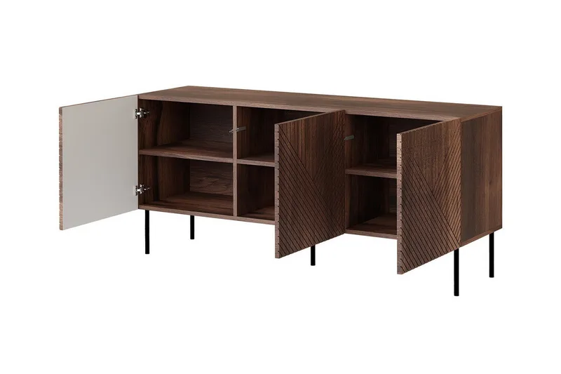 Juniskär Möbelset Vardagsrum med Tv bänk - Skänk & Soffbord - Brun / Trä / Valnöt - Förvaring - Förvaringsmöbler - Möbelset för vardagsrum