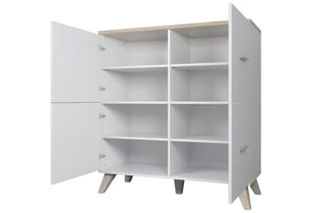 Kardos Vardagsrumsset - Natur/Svart - Förvaring - Förvaringsmöbler - Möbelset för vardagsrum