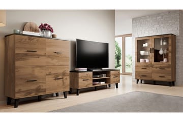 Kardos Vardagsrumsset - Natur/Svart - Förvaring - Förvaringsmöbler - Möbelset för vardagsrum