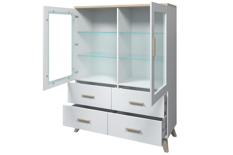 Kardos Vardagsrumsset - Natur/Svart - Förvaring - Förvaringsmöbler - Möbelset för vardagsrum