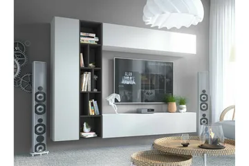 Kintore Möbelset För Vardagsrum - Vit - Förvaring - Förvaringsmöbler - Möbelset för vardagsrum