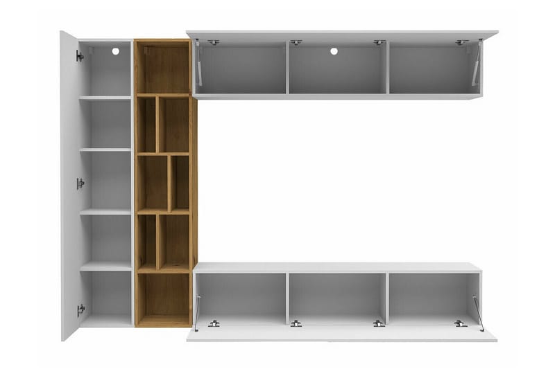 Kintore Möbelset För Vardagsrum - Vit - Förvaring - Förvaringsmöbler - Möbelset för vardagsrum