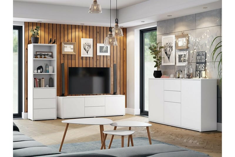Kintore Möbelset För Vardagsrum White - Förvaring - F örvaringsmöbler - Möbelset för vardagsrum