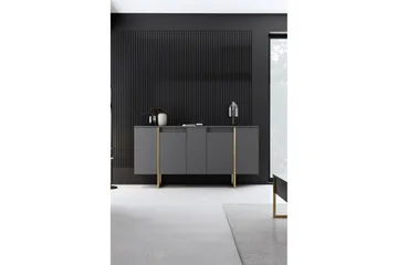 Luxe Möbelset För Vardagsrum - Antracit - Förvaring - Förvaringsmöbler - Möbelset för vardagsrum