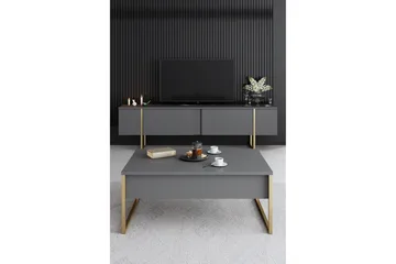 Luxe Möbelset För Vardagsrum - Antracit - Förvaring - Förvaringsmöbler - Möbelset för vardagsrum