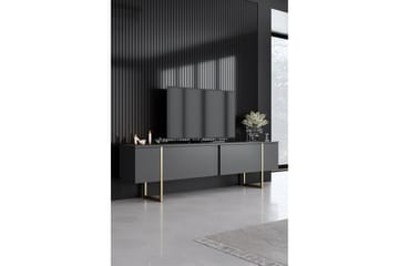 Luxe Möbelset För Vardagsrum - Antracit - Förvaring - Förvaringsmöbler - Möbelset för vardagsrum