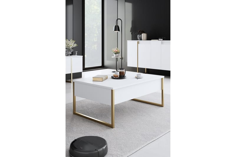 Möbelset För Vardagsrum Luxe - Vit - F�örvaring - Förvaringsmöbler - Möbelset för vardagsrum