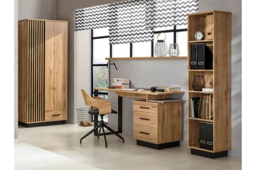 Möbelset för vardagsrum - Svart|Ek - Förvaring - Förvaringsmöbler - Möbelset för vardagsrum