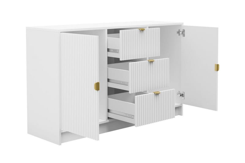 Novaj Möbelset För Vardagsrum - Vit - Förvaring - Förvaringsmöbler - Möbelset för vardagsrum