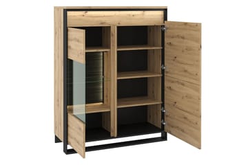 Quant Vardagsrumsset - Ek/Svart - Förvaring - Förvaringsmöbler - Möbelset för vardagsrum