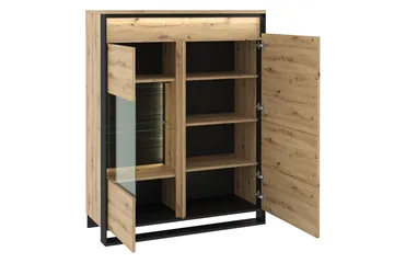 Quant Vardagsrumsset - Ek/Svart - Förvaring - Förvaringsmöbler - Möbelset för vardagsrum