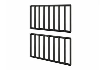 Rathmore Möbelset För Vardagsrum - Svart - Förvaring - Förvaringsmöbler - Möbelset för vardagsrum