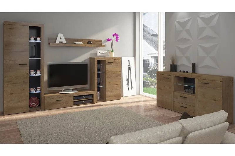 Rumba Soffgrupp, Beige/Brun