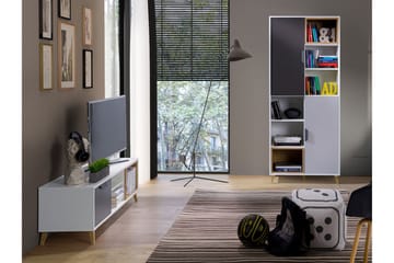 Sayuki Möbelset För Vardagsrum - Vit/Grå - Förvaring - Förvaringsmöbler - Möbelset för vardagsrum