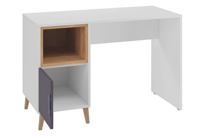 Sayuki Möbelset För Vardagsrum - Vit/Grå - Förvaring - Förvaringsmöbler - Möbelset för vardagsrum