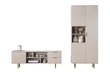 Staffin Möbelset För Vardagsrum - Cashmere - Förvaring - Förvaringsmöbler - Möbelset för vardagsrum