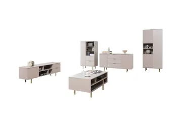 Staffin Möbelset För Vardagsrum - Cashmere - Förvaring - Förvaringsmöbler - Möbelset för vardagsrum