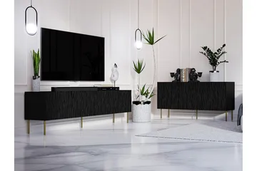 Strontian Möbelset För Vardagsrum Scandinavian Choice Black - Förvaring - Förvaringsmöbler - Möbelset för vardagsrum