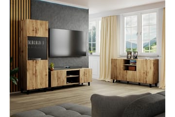 Strontian Möbelset För Vardagsrum Scandinavian Choice Black - Förvaring - Förvaringsmöbler - Möbelset för vardagsrum