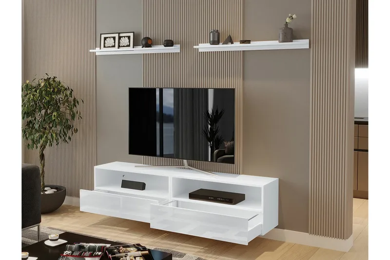 Summerville Möbelset För Vardagsrum White - Förvaring - Förvaringsmöbler - Möbelset för vardagsrum