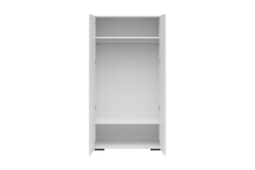 Vardagsrumsset Ekehaar 100x55 cm - Vit Högglans/Svart - Förvaring - Förvaringsmöbler - Möbelset för vardagsrum