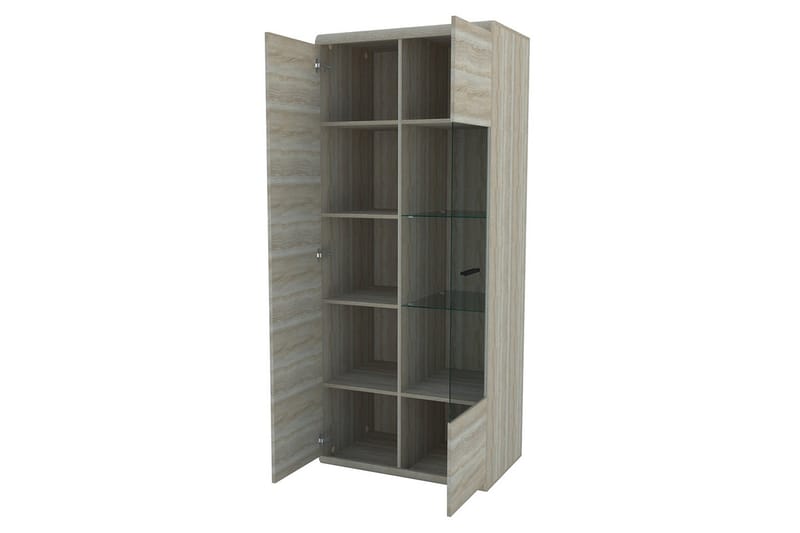 Vardagsrumsset Link 300x54x194 cm - Beige/Grå - Förvaring - Förvaringsmöbler - Möbelset för vardagsrum
