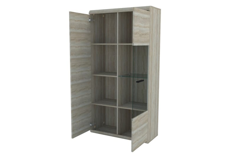 Vardagsrumsset Link 300x54x194 cm - Beige/Grå - Förvaring - Förvaringsmöbler - Möbelset för vardagsrum