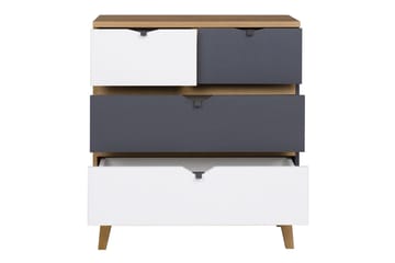 Vardagsrumsset Memone - Beige/Grå/Vit - Förvaring - Förvaringsmöbler - Möbelset för vardagsrum