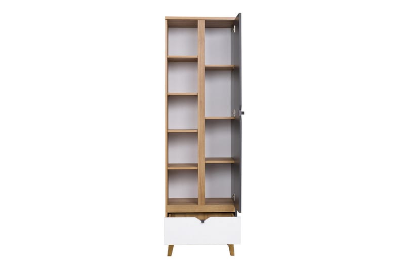 Vardagsrumsset Memone - Beige/Grå/Vit - Förvaring - Förvaringsmöbler - Möbelset för vardagsrum
