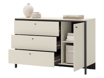 Navron Byrå 136 cm - Beige - Förvaring - Förvaringsmöbler - Byrå