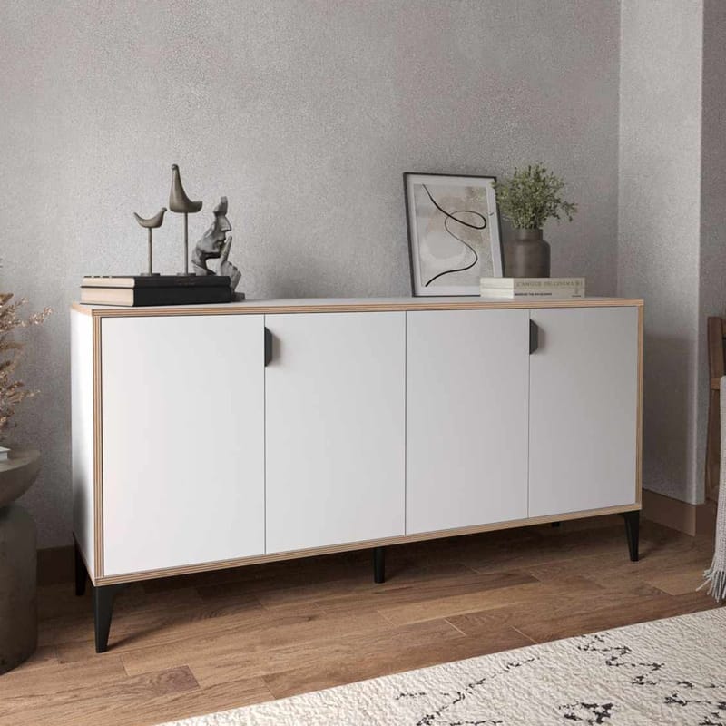 Olyros Sideboard 160 cm - Vit - Förvaring - Förvaringsmöbler - Sideboard & skänk