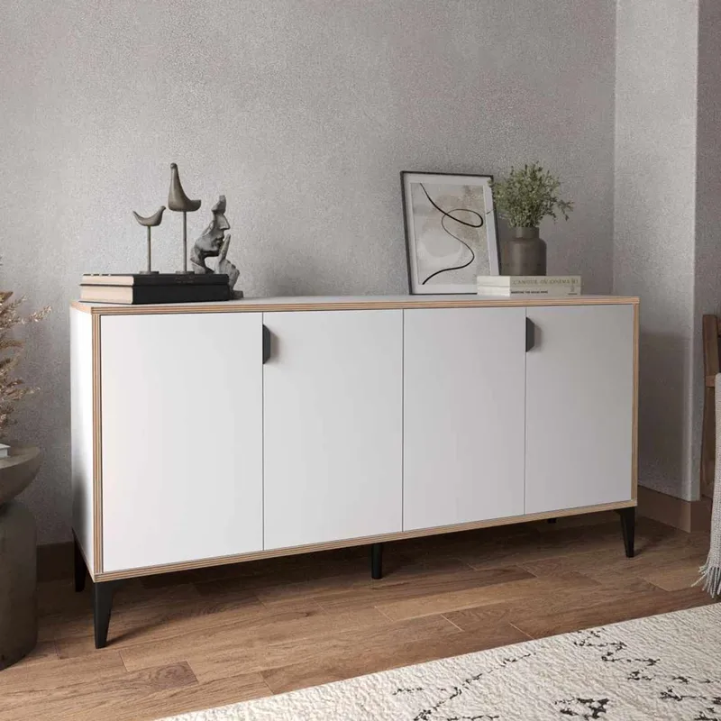 Olyros Sideboard 160 cm - Vit - Förvaring - Förvaringsmöbler - Sideboard & skänk