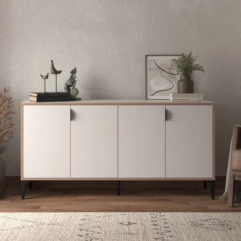 Olyros Sideboard 160 cm - Vit - Förvaring - Förvaringsmöbler - Sideboard & skänk